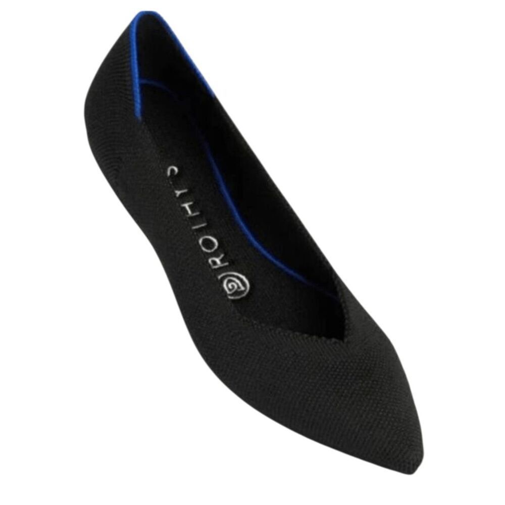 ROTHY'S The Point In Black Size 9.5